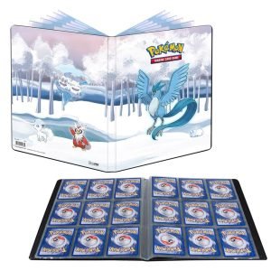 Carpeta para cartas Pokémon Frosted Forest de 9 bolsillos.