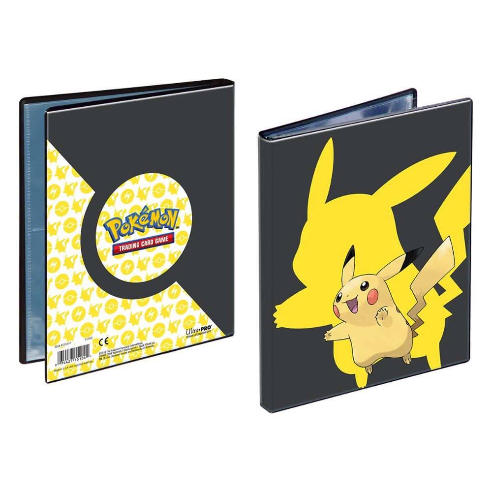 CARPETA PARA POKÉMON PIKACHU DE 4 BOLSILLOS