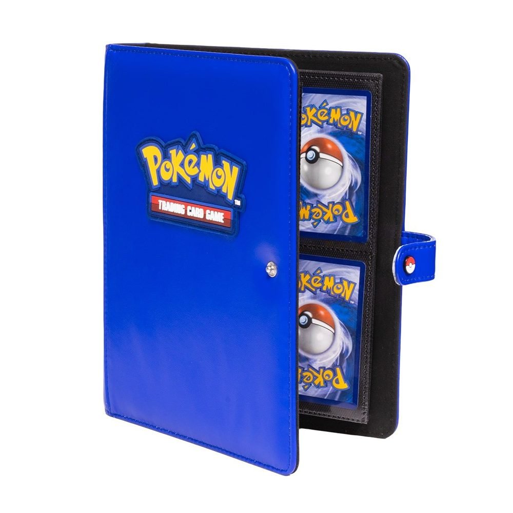 Carpeta Premium Azul con Broche para Pokémon