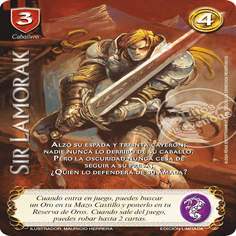 sir lamorak foil lluvia