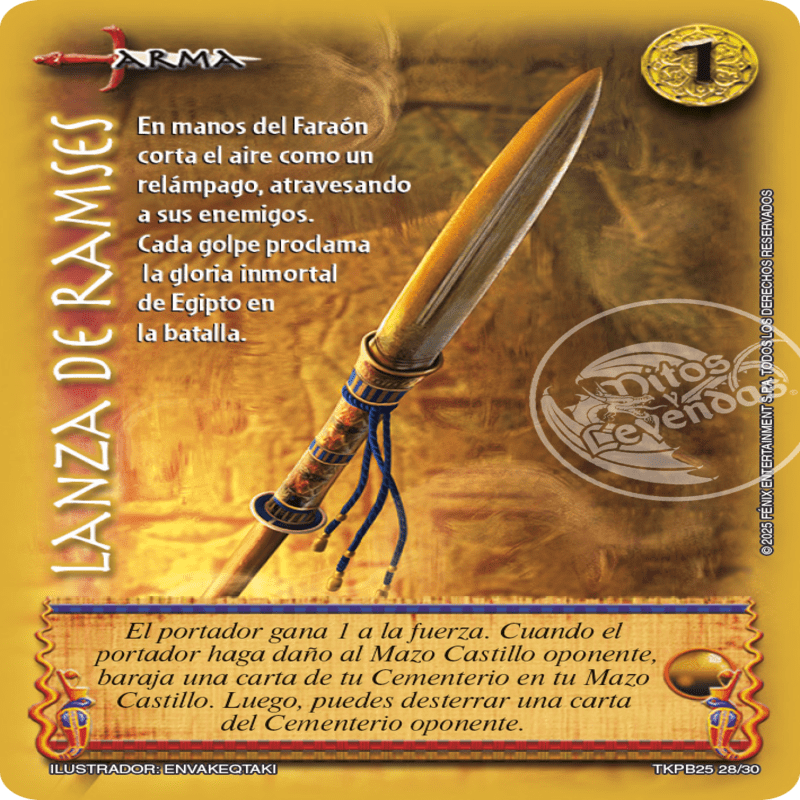 Lanza de Ramses - TKPB25
