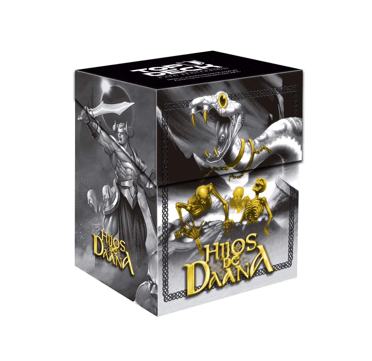 Portamazos TOPDECK  con Diseño Serpiente Negra