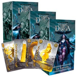 3 Kit Relatos Hijos de Daana Luz Esmeralda  2 cartas secretas al azar